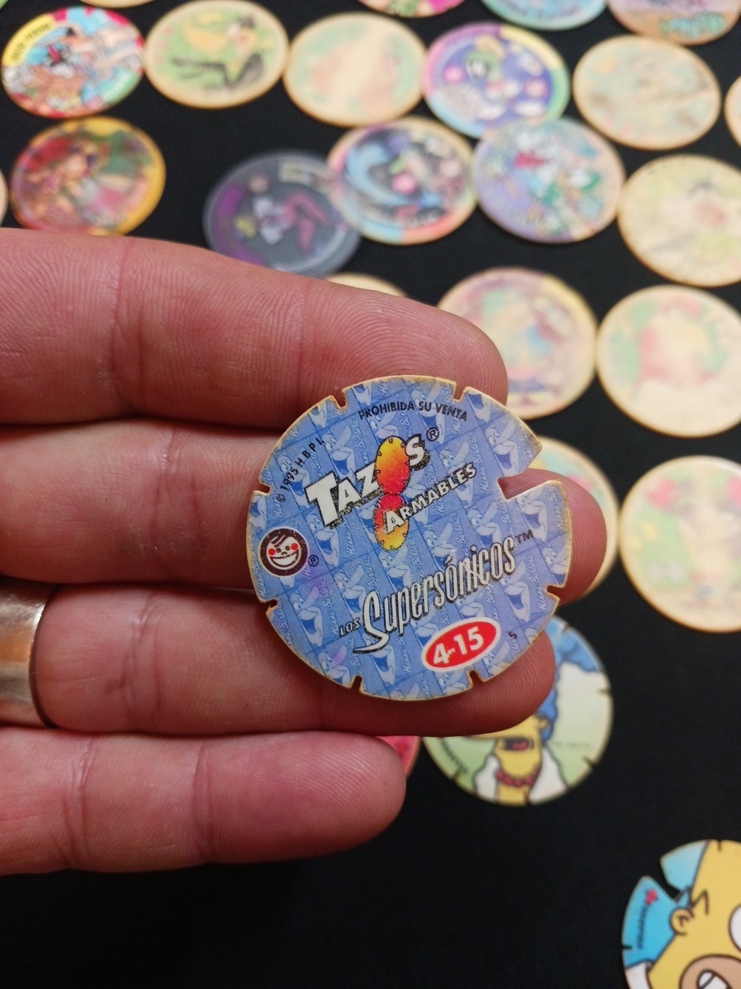 60 Vintage Tazos Sabritas Pogs Mexico Rare 1994-1995 Warner Bros, 20th C Fox Mix