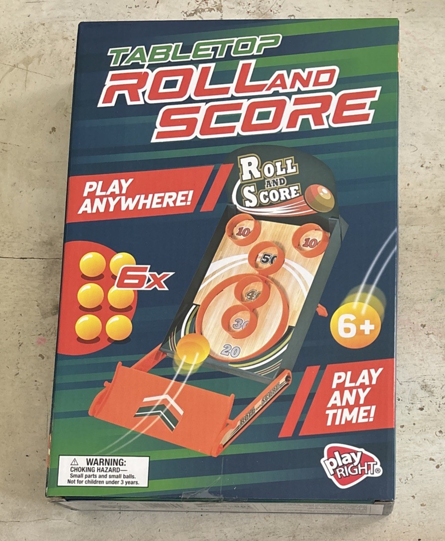Tabletop Arcade Skeeball Roll And Score Portable Foldable Game – Play Right Toys