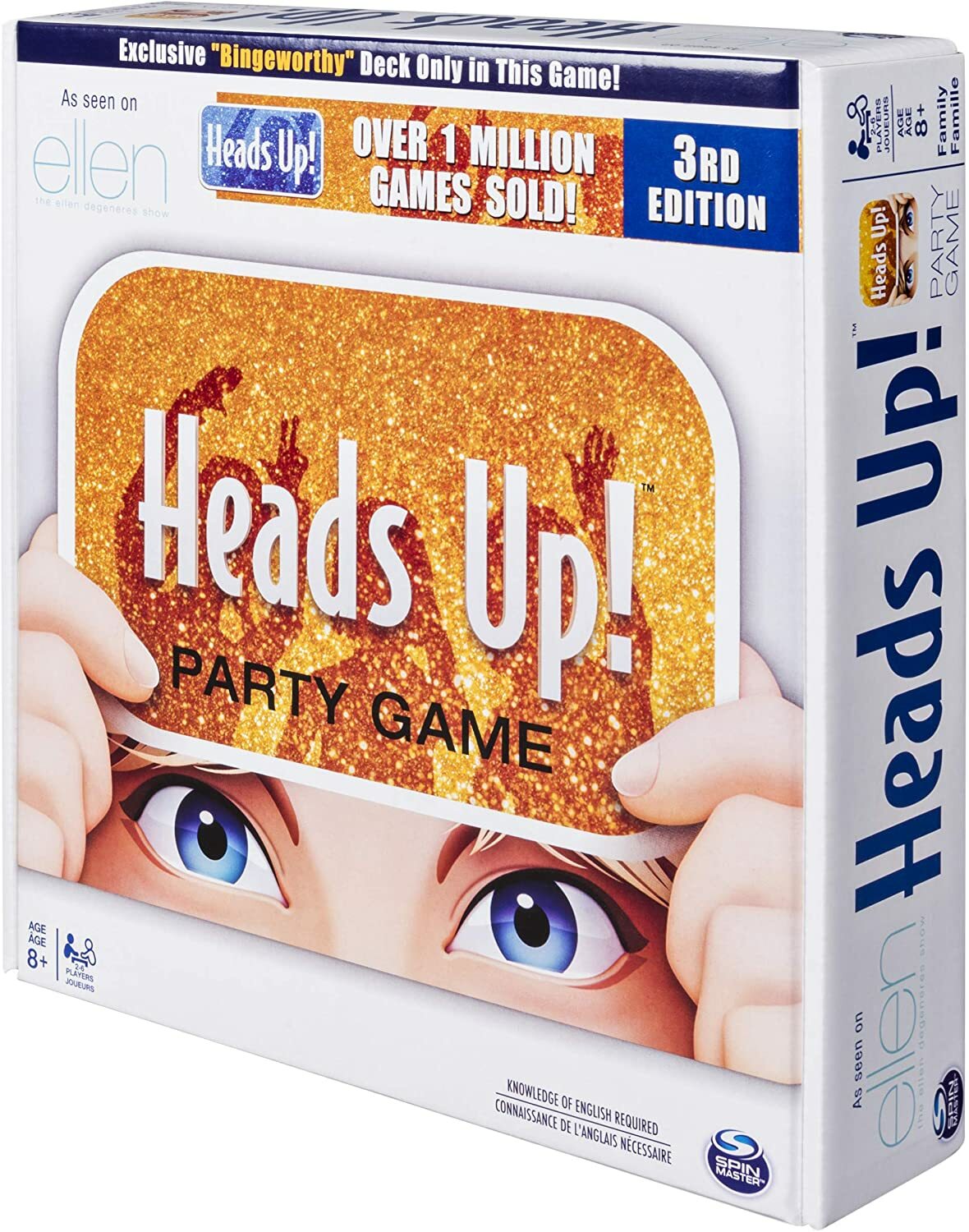 Heads Up Party Game by Spinmaster Games Ellen Degeneres – 3rd Edition