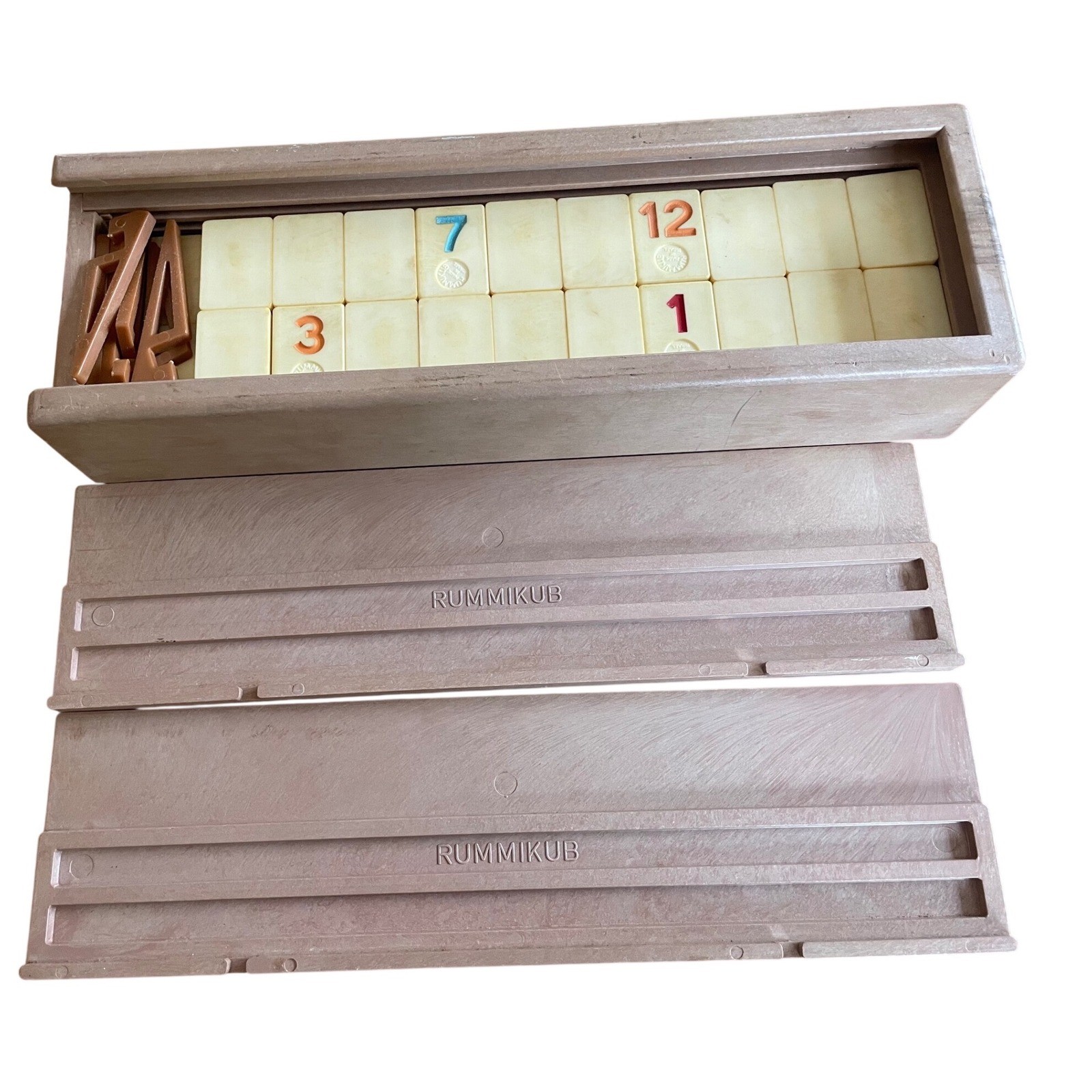 Vtg Rummikub Select Board Game – Complete Premium Tiles & Wooden Case Israel