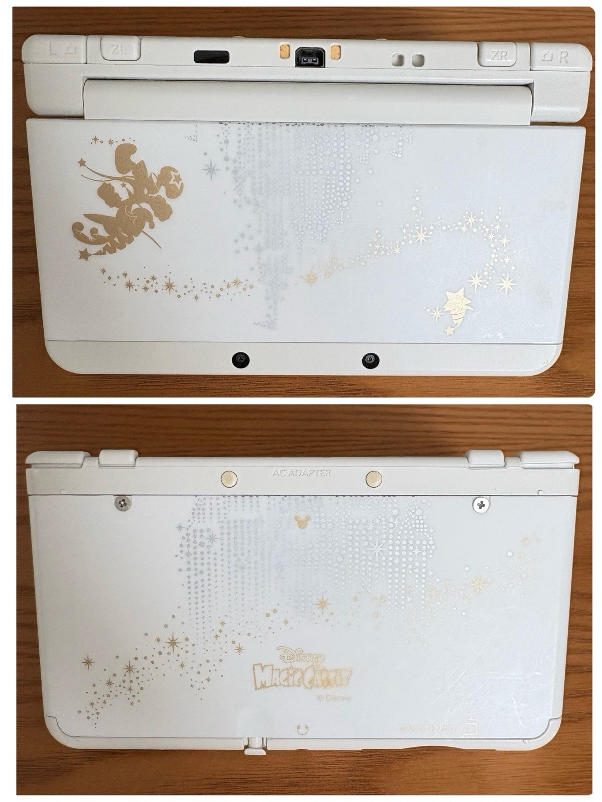 Nintendo new 3DS Disney Kisekae Plate touch pen 4GB SD card USB Ued Japanese