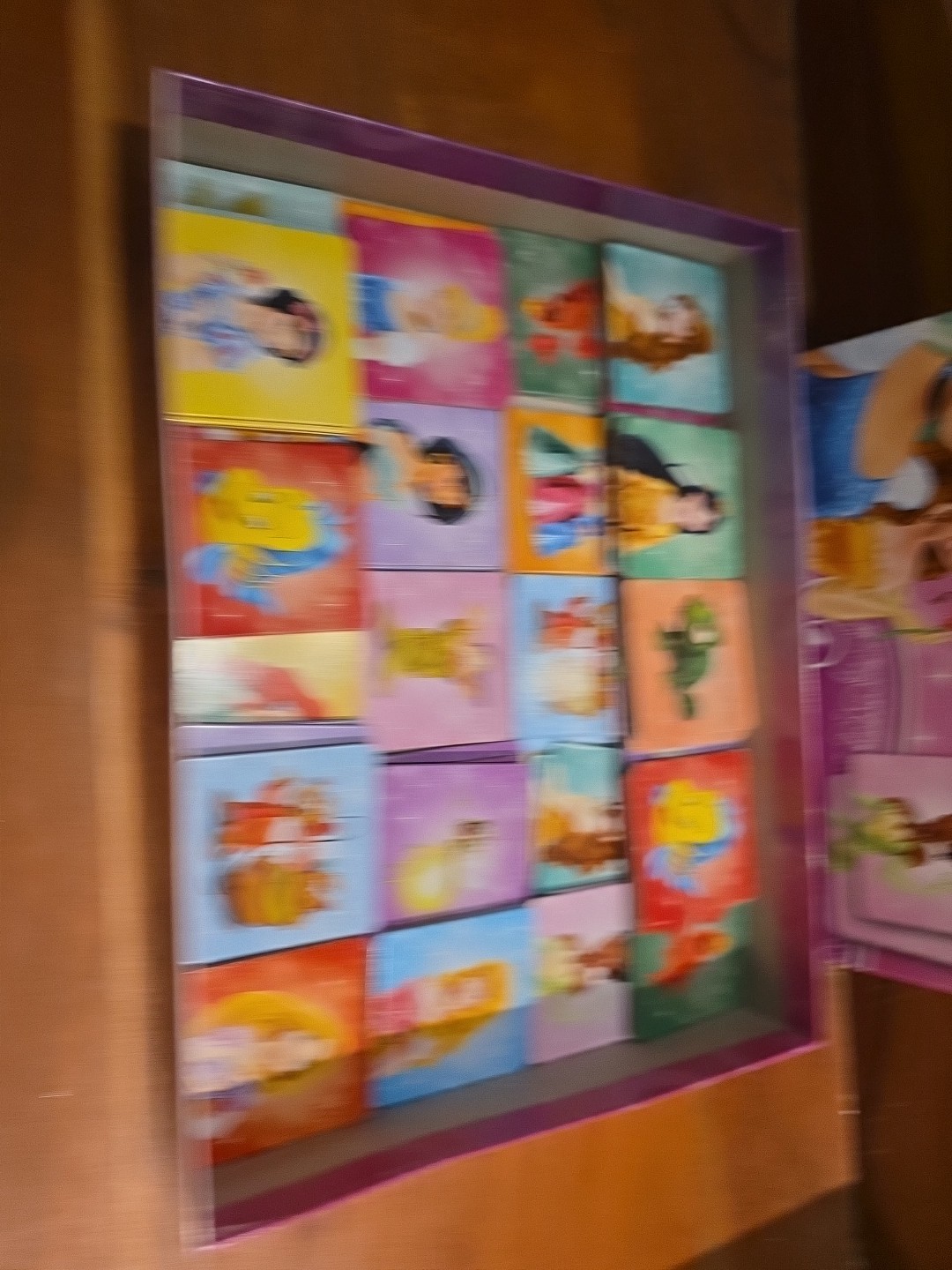Disney Princess Matching Game Picture Tiles Memory Wonder Forge 100% Complete