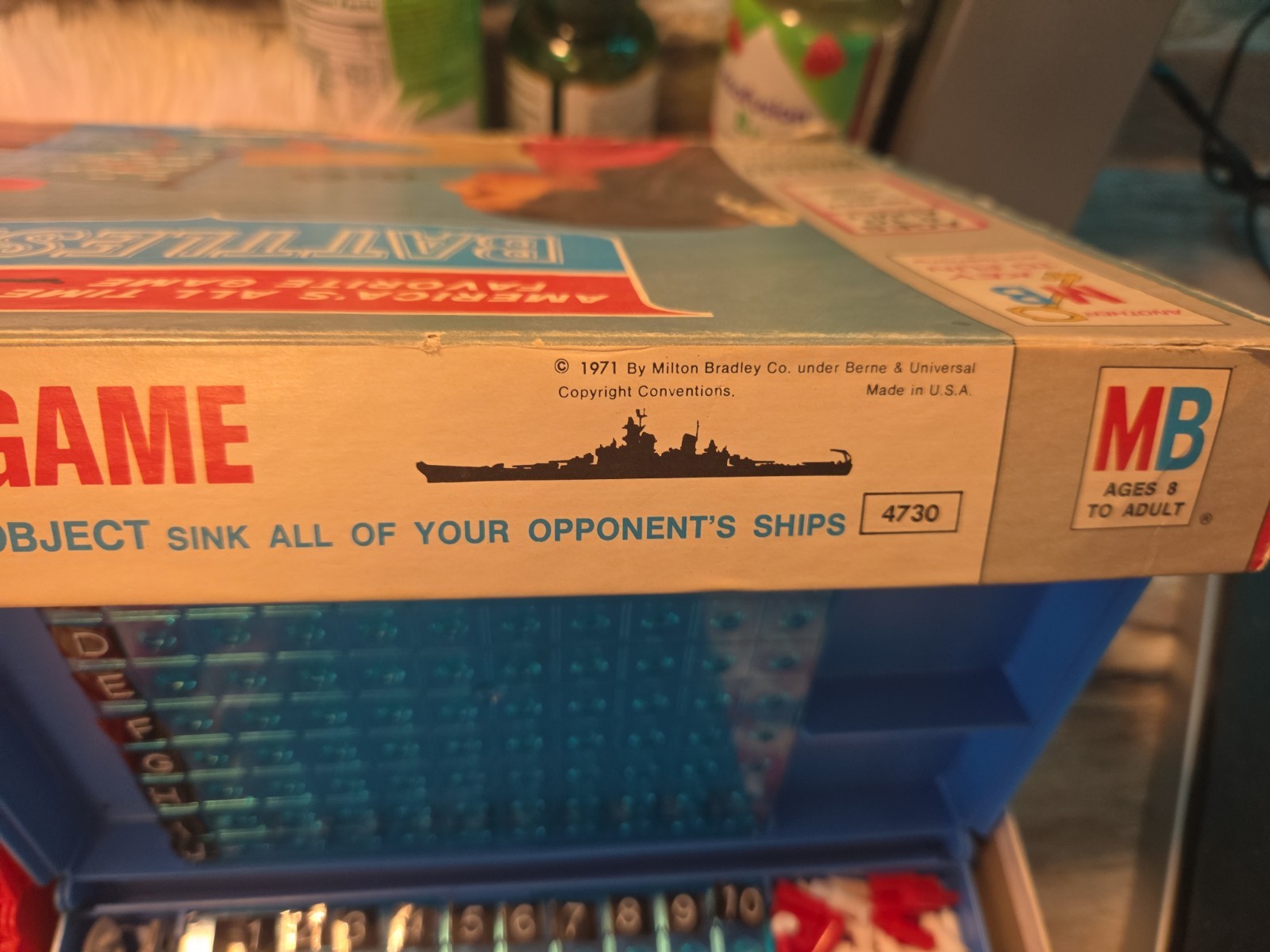 1971 Battleship Game. Vintage RARE