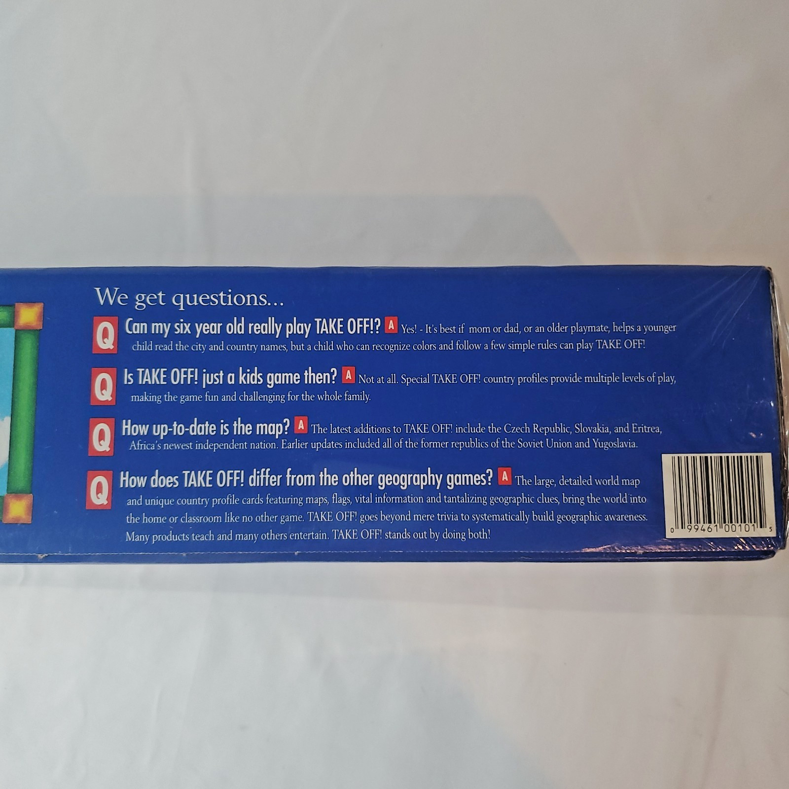 Take Off! Board Game – The Game That Teaches Geography – NEW NIB