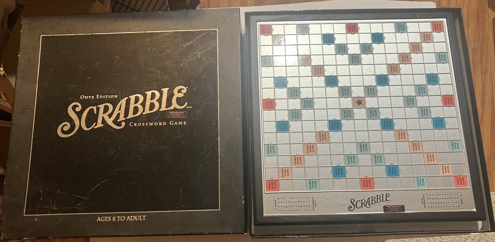 Scrabble Black Onyx Edition Board Game