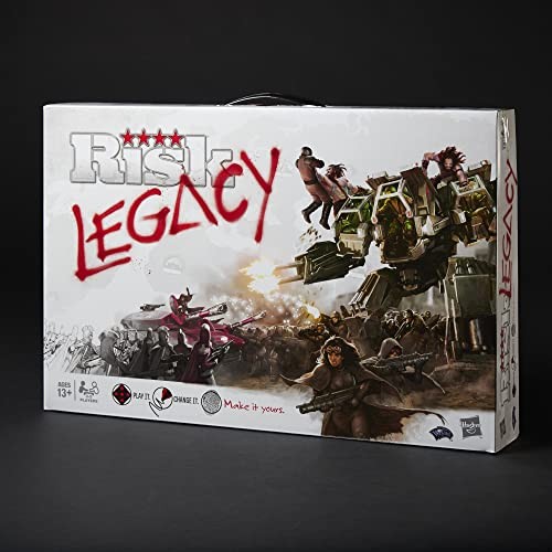 Risk Legacy Board Game Modern Warfare Strategy Legacy Gameplay for 3-5 Players
