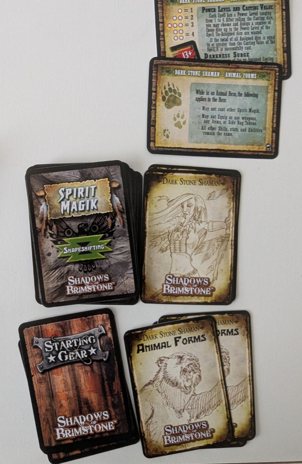 Shadows of Brimstone Dark Stone Shaman Hero Pack – Resin Unboxed KS Edition New