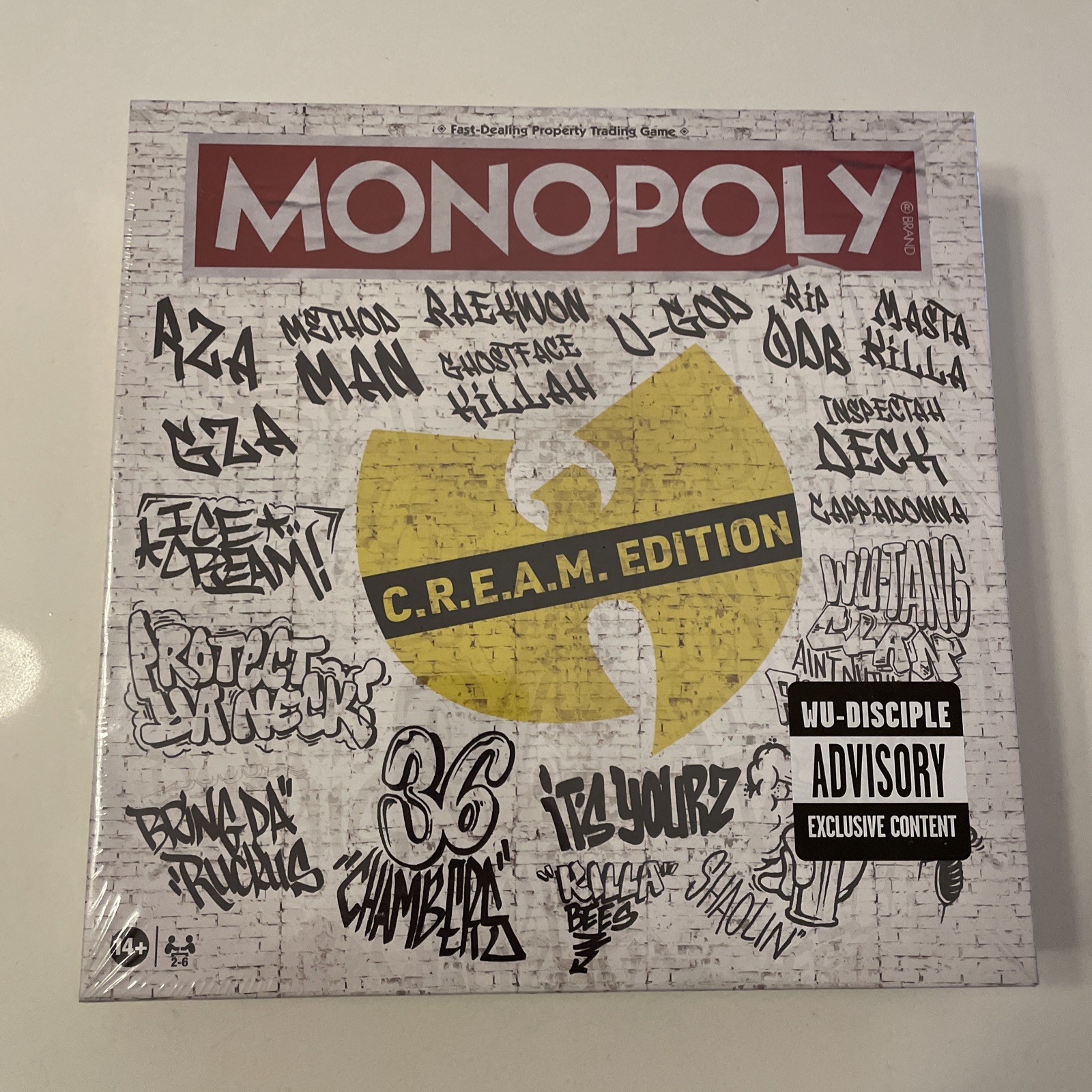 Wu Tang Clan Limited Edition Official Monopoly Board Game Sealed