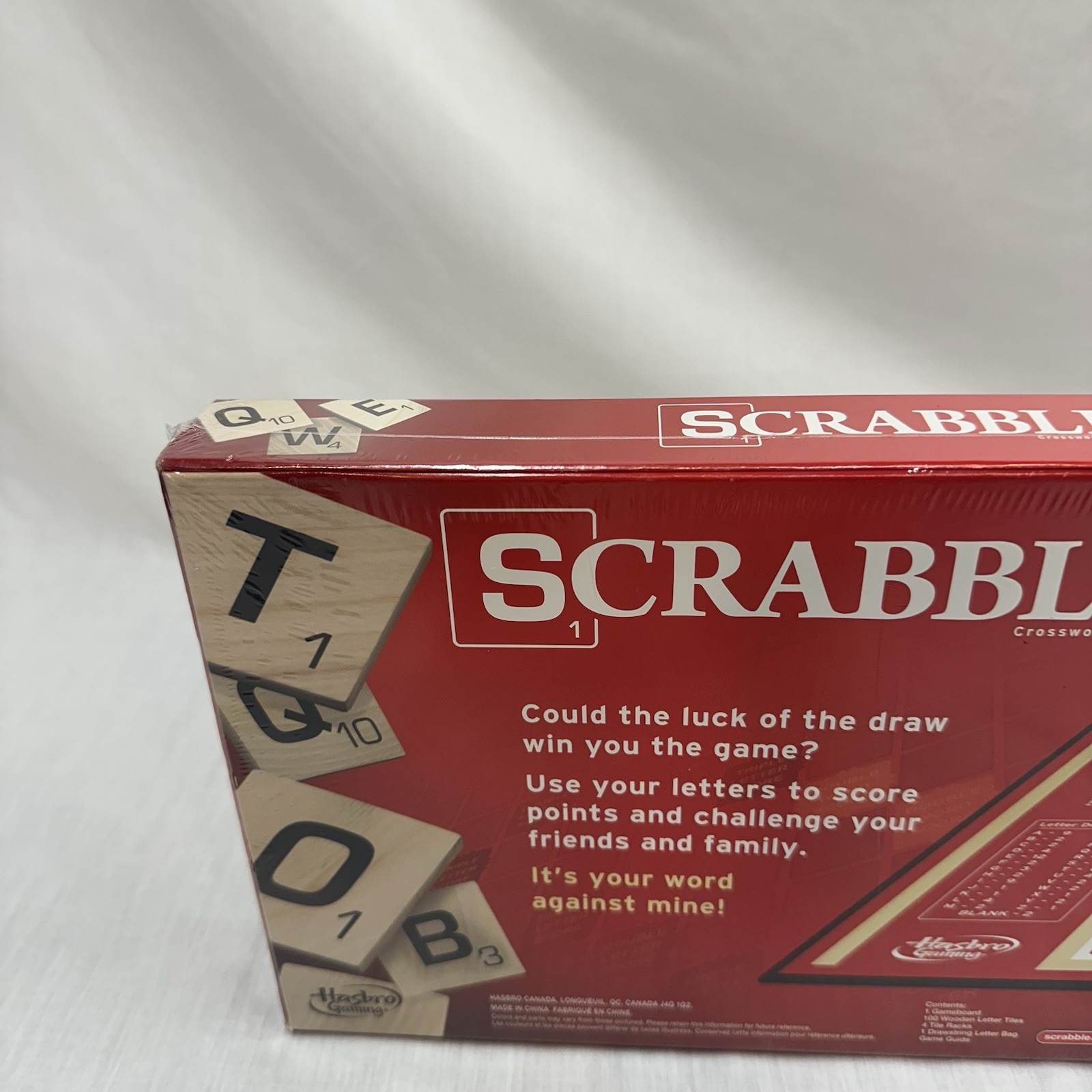 New Sealed Hasbro Scrabble Game Classic Crossword Board Game A8166 2013