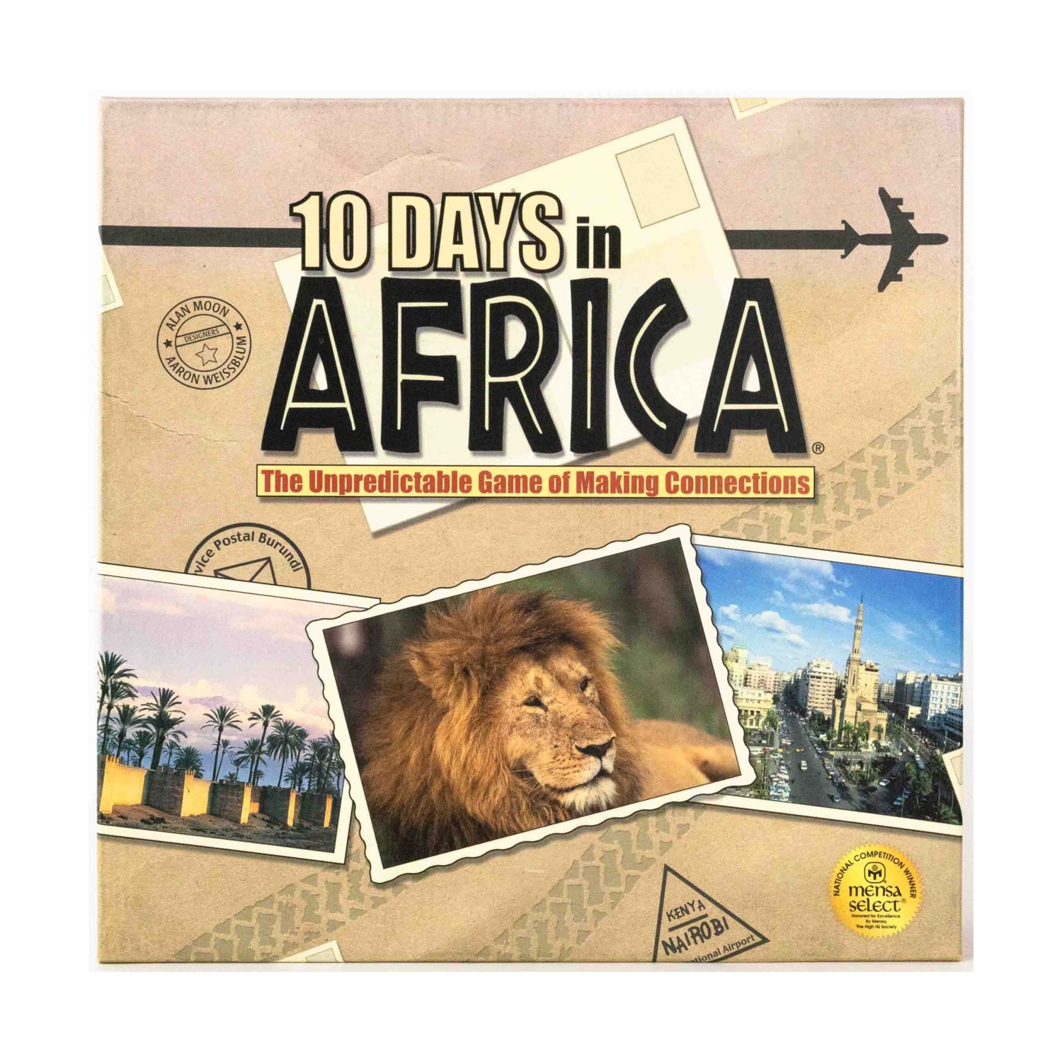 Out of the Box Boardgame 10 Days in Africa (2nd Ed) Box VG+/NM