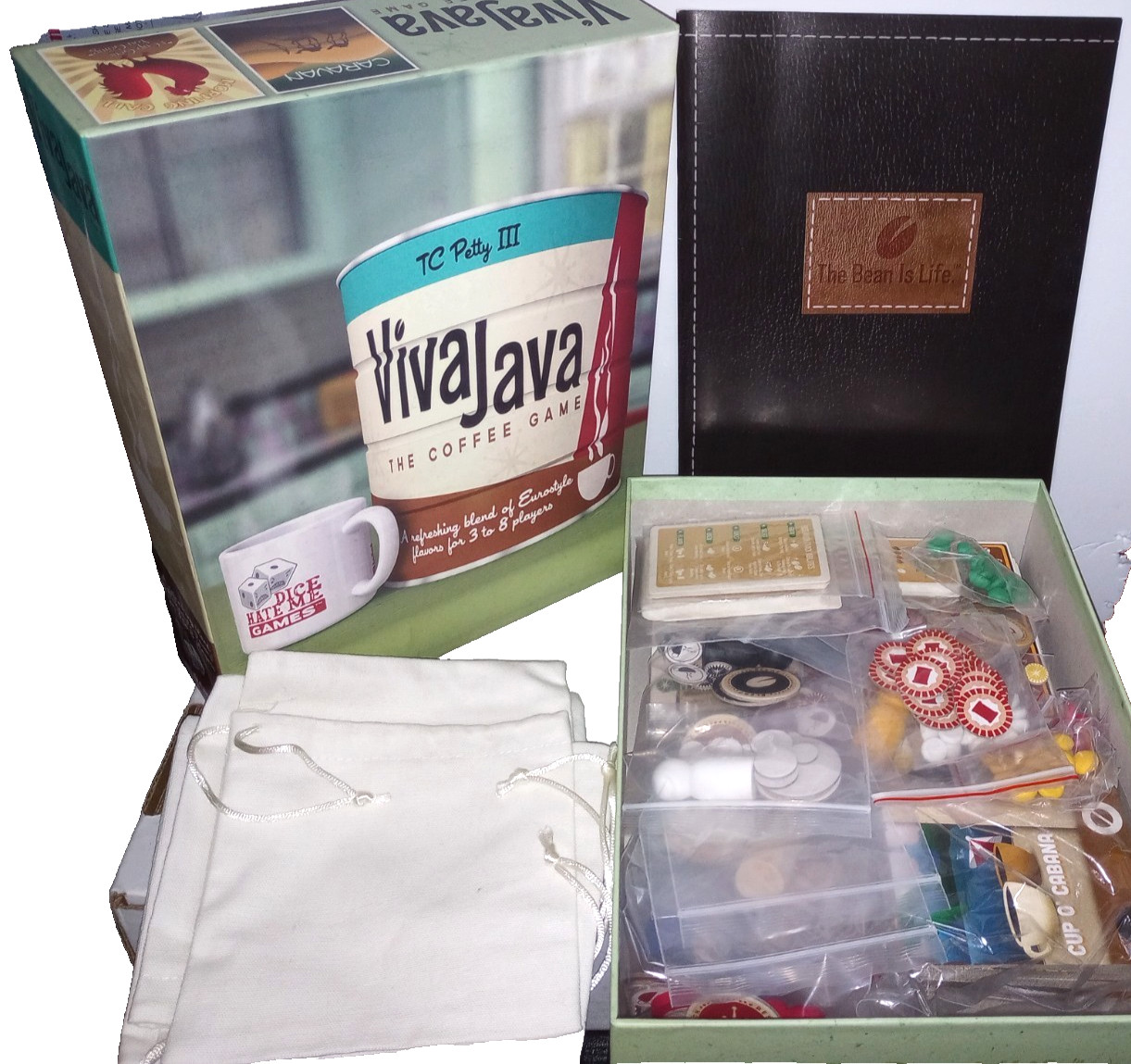Viva Java The Coffee Game – By Dice Hate Me Games – 100% Complete – Very Good