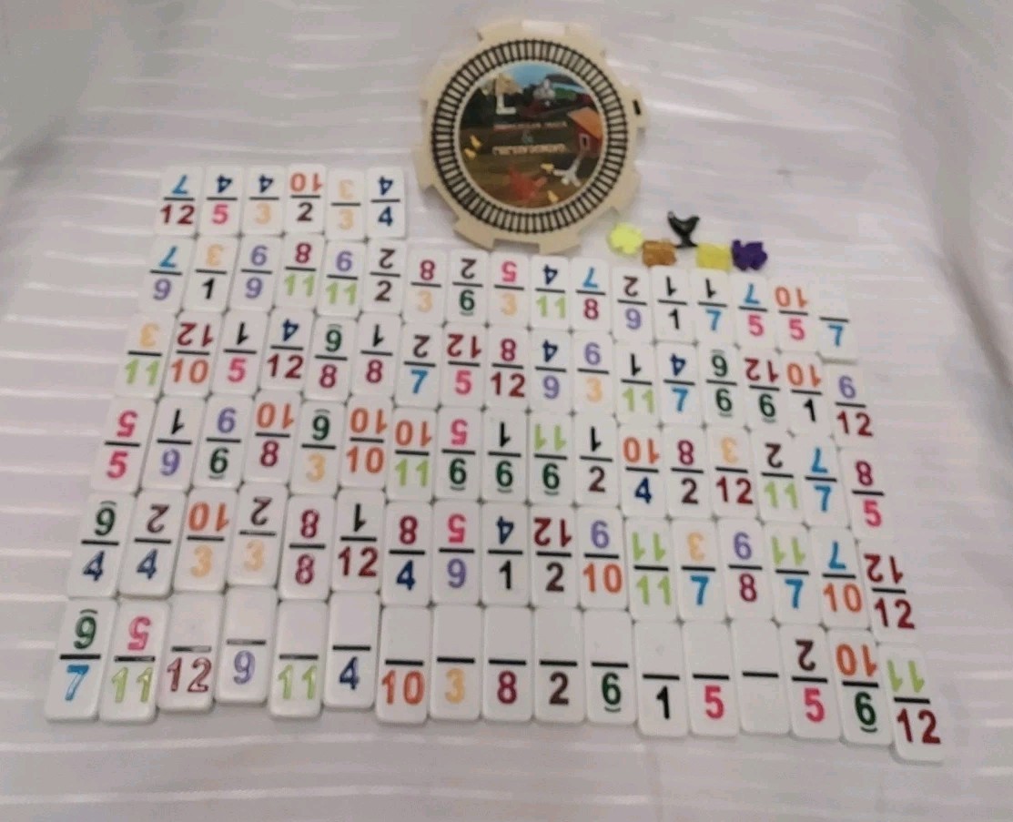 Double 12 Numeral Tiles 2-in-1 Mexican Train Set in Alum Case by CHH TTT