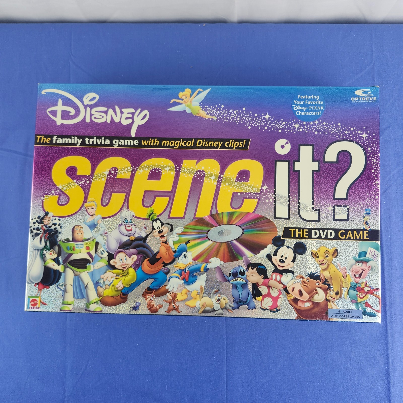 Disney Scene It? Family Trivia Board Game DVD Original 1st Edition VGC