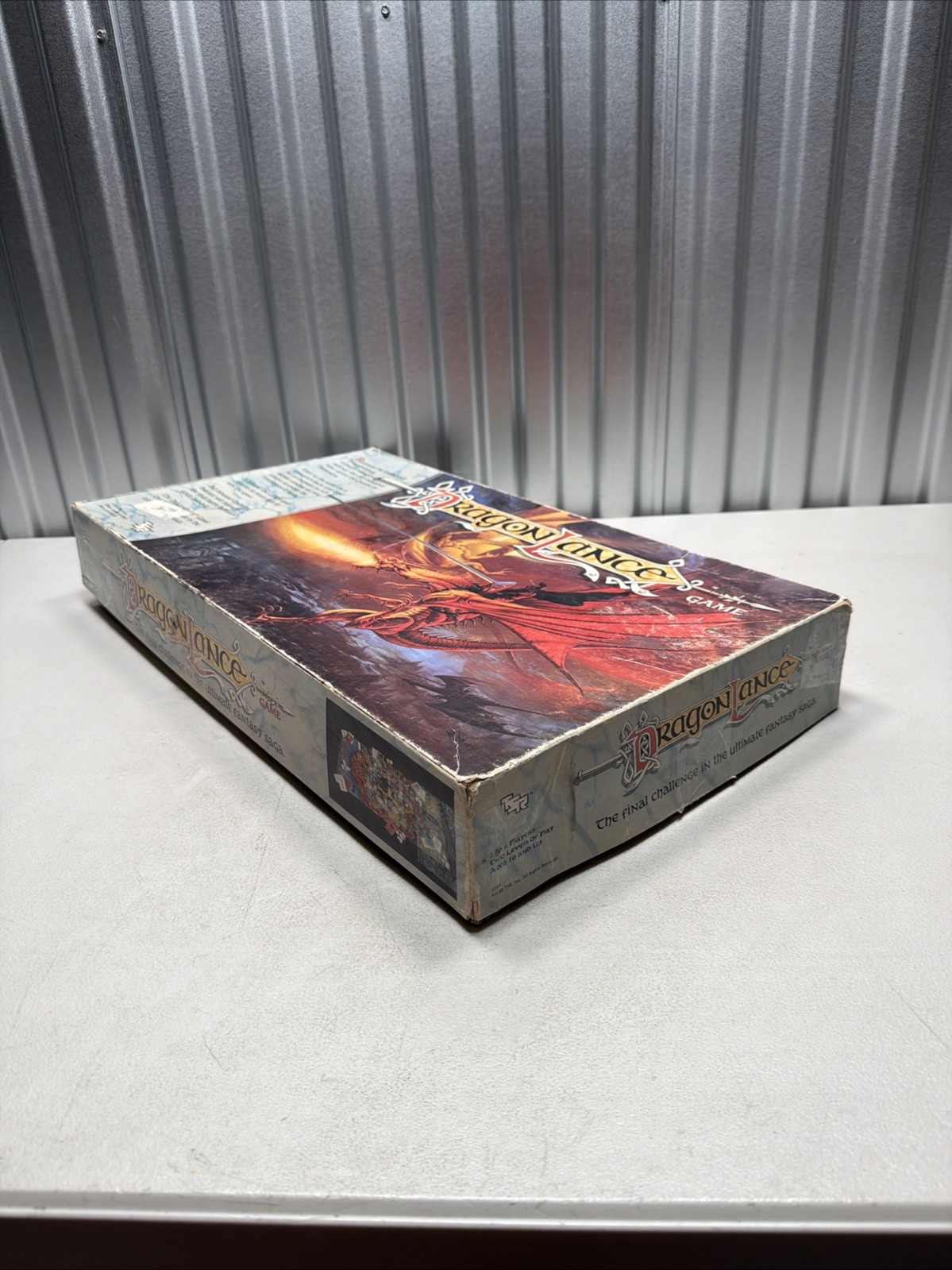 Dragonlance Board Game TSR Vintage Dungeons & Dragons 1988 – Incomplete