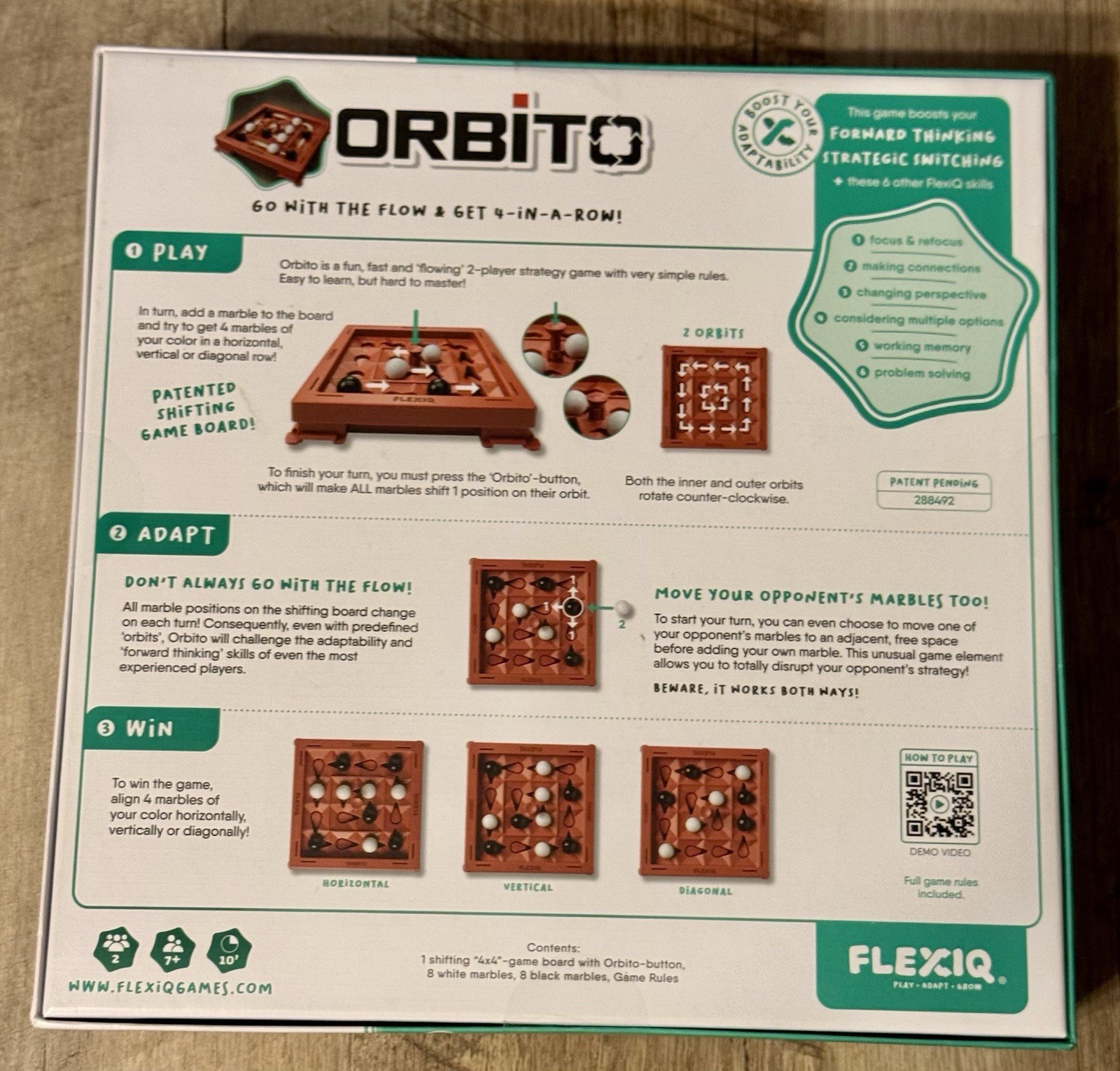 Orbito 2 Player Fast Strategy Game – Focus, Problem Solving, Memory (NEW SEALED)