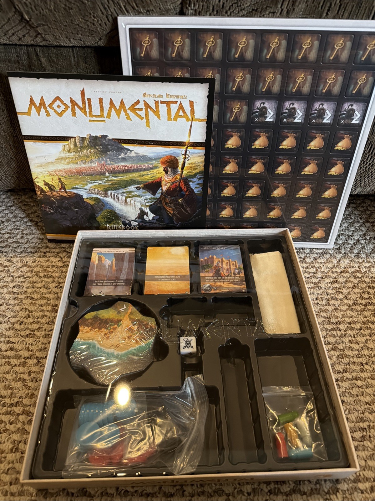 Monumental Board Game+Lost Kingdoms (New) & African Empires (New) Expansions