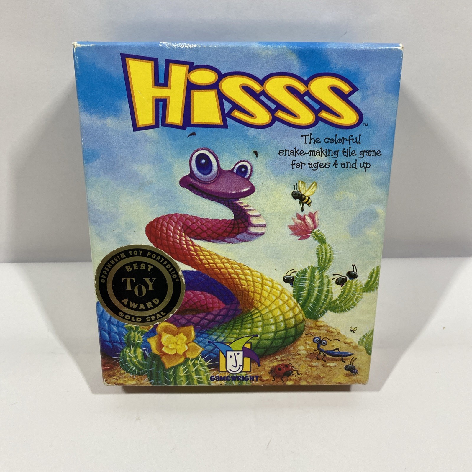 Hisss The Colorful Snake Making Tile Game Gold Seal Toy Award No Rules Gamewrigh