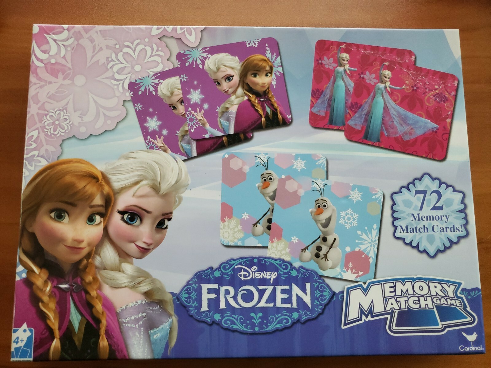Disney Frozen Memory Match Game Elsa Anna Olaf 72 cards Kids Educational