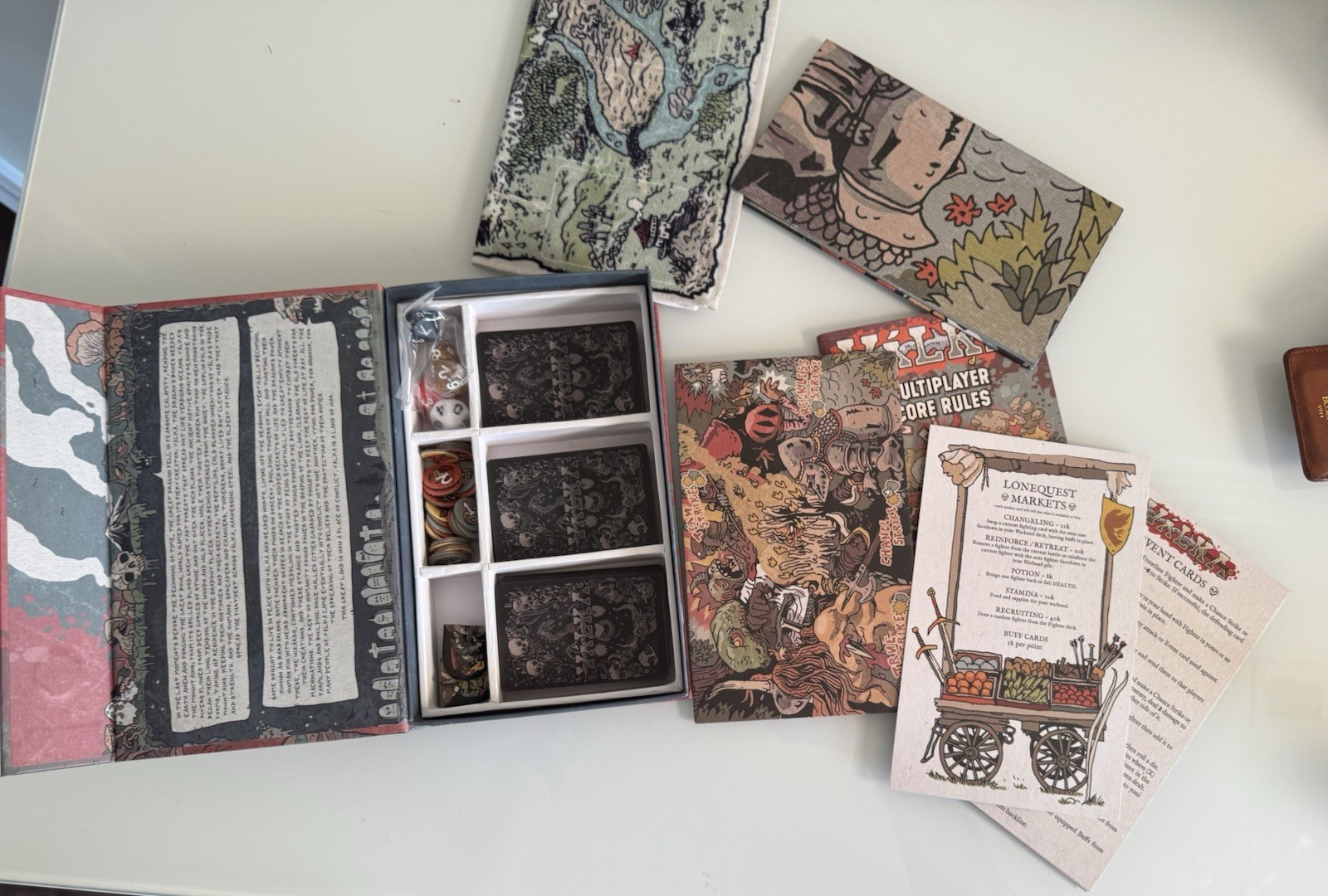 Valka Board Game Kickstarter Edition By Terrible Games Complete EXC