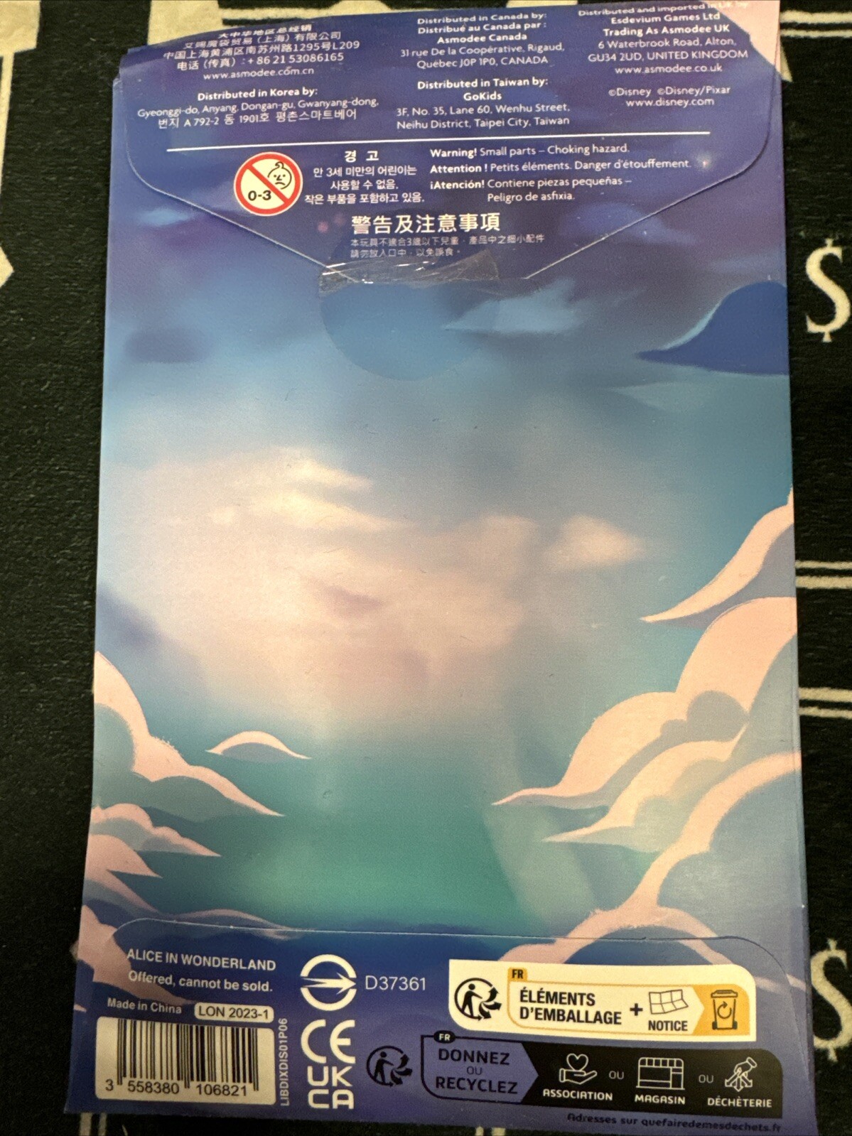 Dixit Disney Edition Alice In Wonderland Promo White Rabbit Meeple