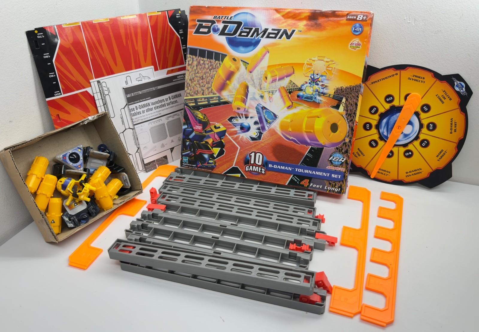 2005 Hasbro B Daman Zero System 10 Game Tournament Set 98062 Battlefield READ