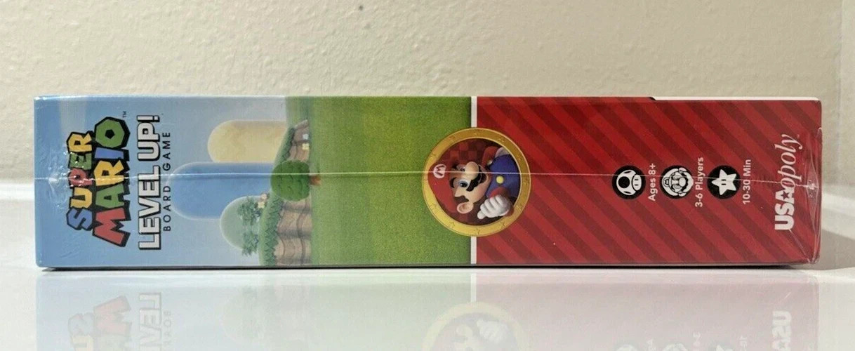 Super Mario Level Up! Board Game USA Multi Level Board Game Brand New Sealed
