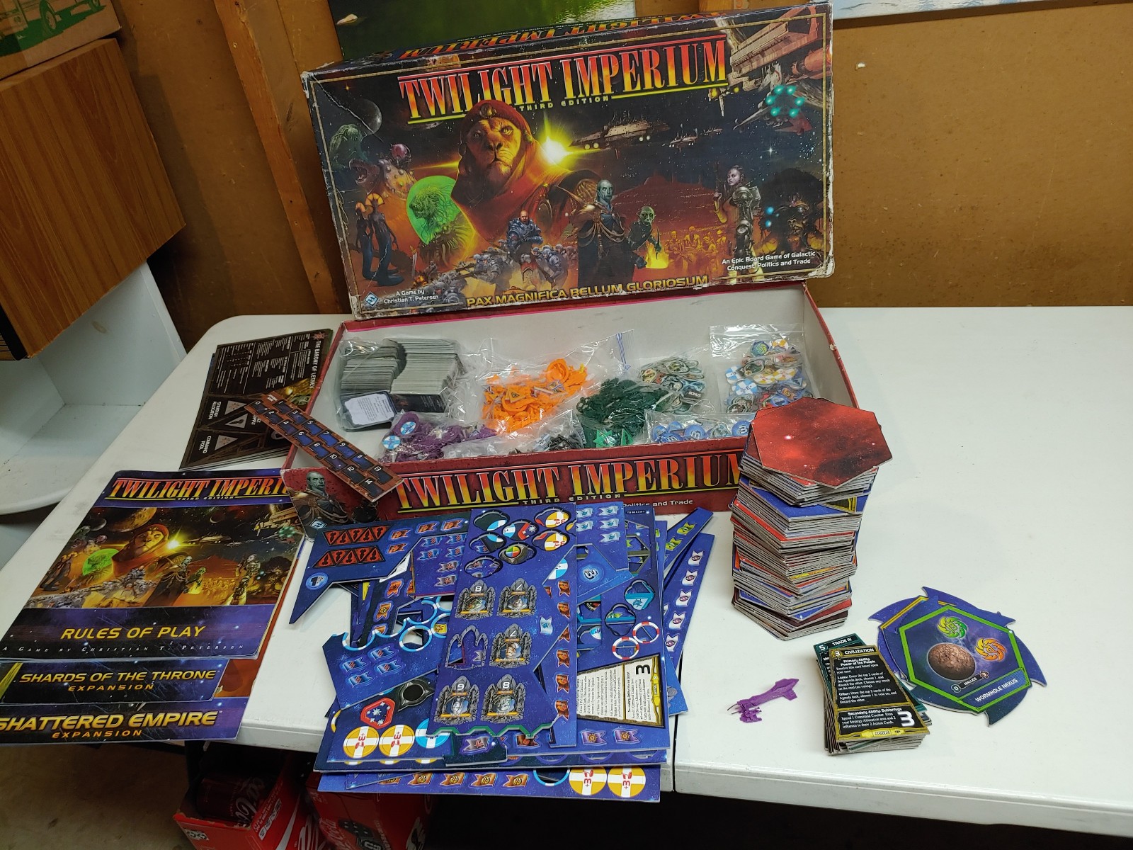 Twilight Imperium 3rd Edition + Expansions Incomplete Board Games (#f6)