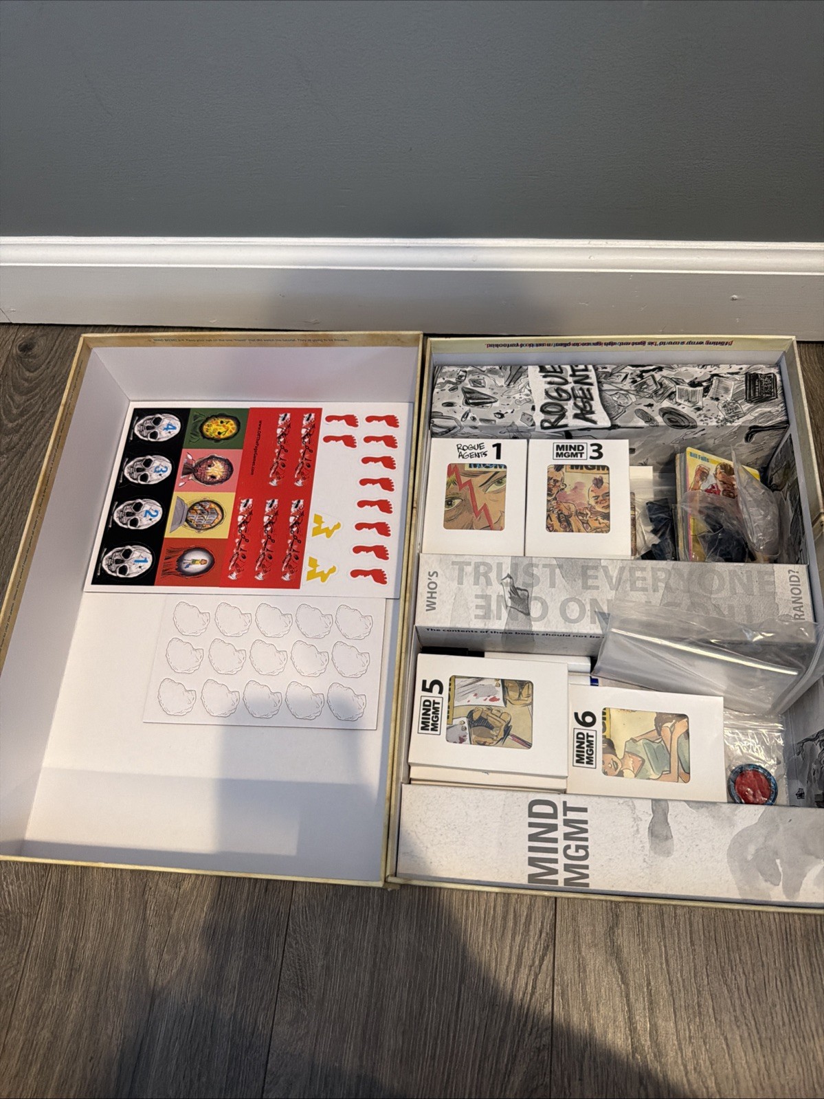 MIND MGMT:The Psychic Espionage “Game” (2021) Off the Page Games New Open Box
