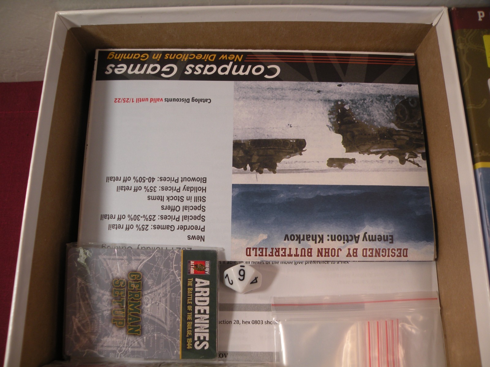 Compass Games Enemy Action: Kharkov 2024 New Open Box Unpunched 1121