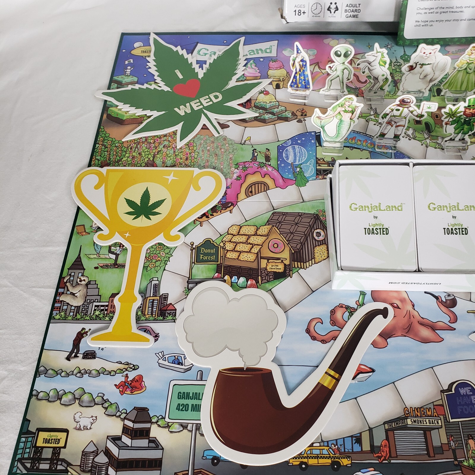 GanjaLand an EPIC Weed Adventure Board Game – 100% Complete