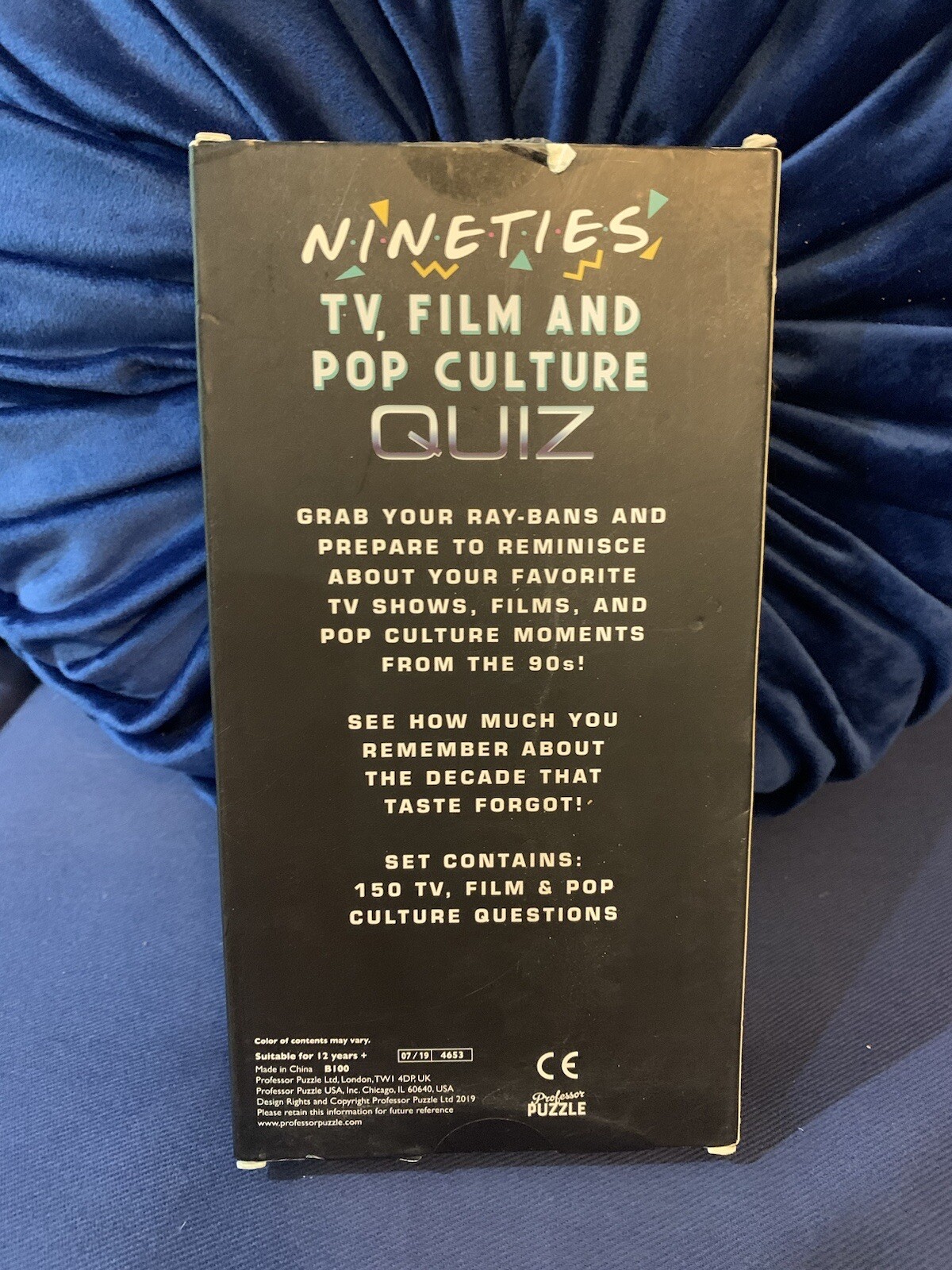 Professor Puzzle The Nineties Quiz Trivia Game Trivial Pursuit Tv Movie Pop