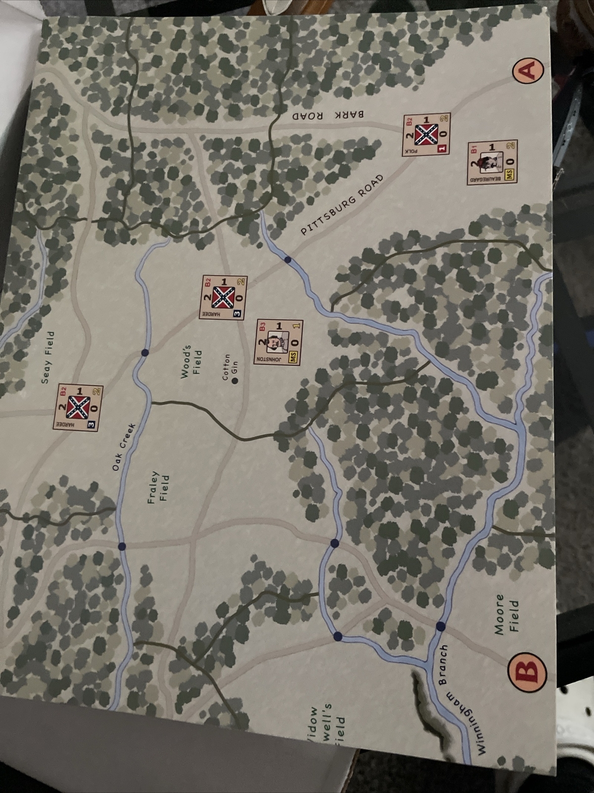 COLUMBIA GAMES: SHILOH 1862 STRATEGY BATTLE GAME #3322