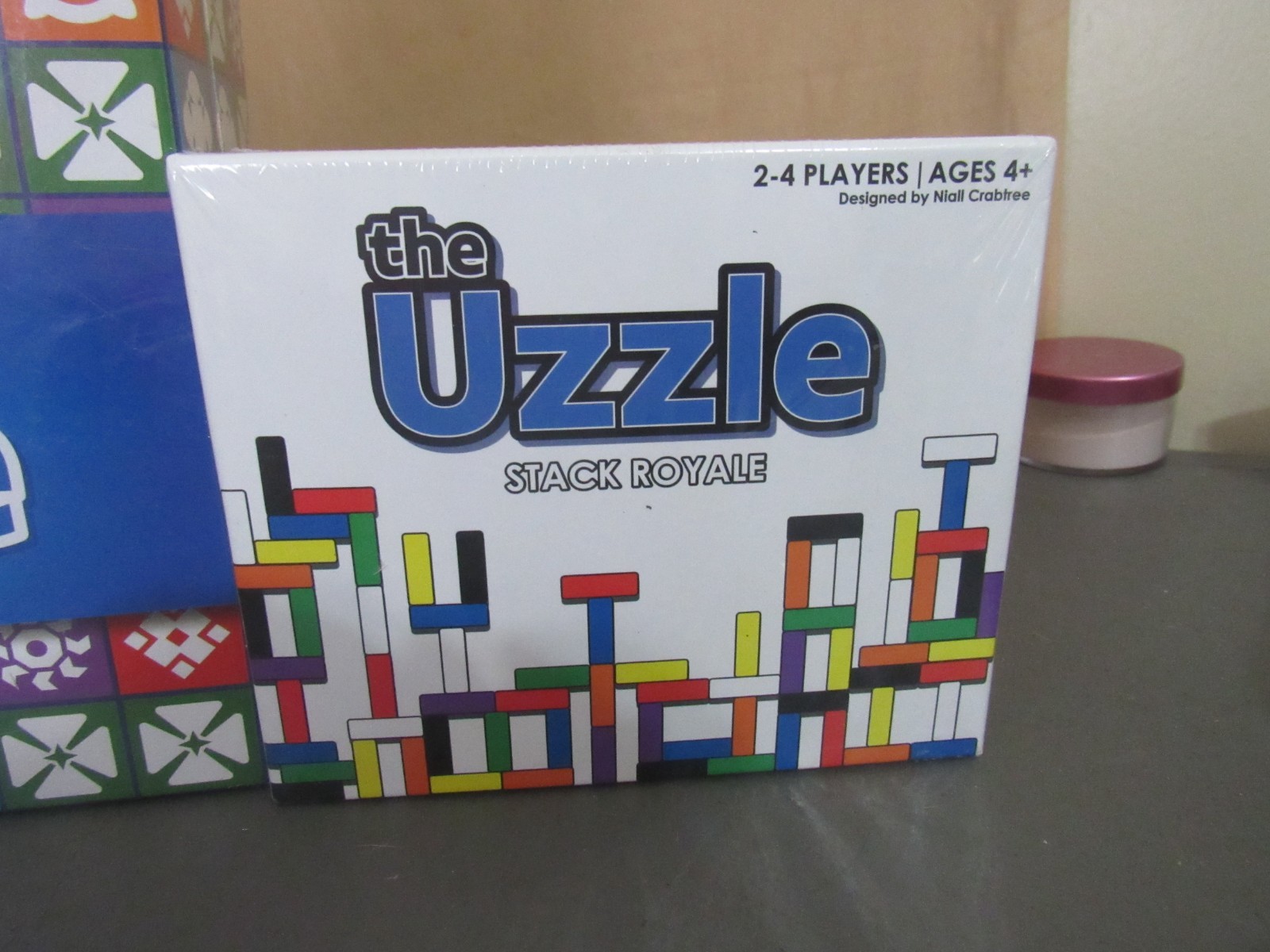 NWT Lot of 4 The Uzzle Board Game Family Block Puzzle Games, Expansion & More