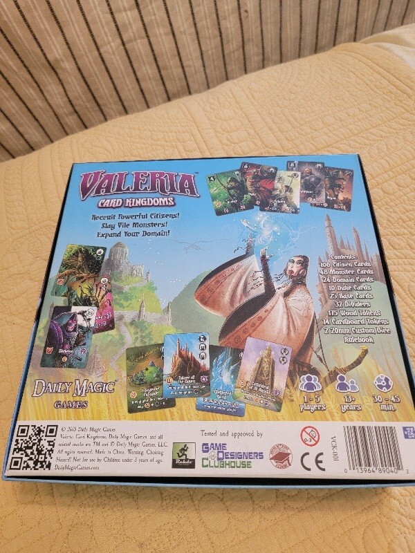Valeria: Card Kingdoms by Daily Magic Games – played once