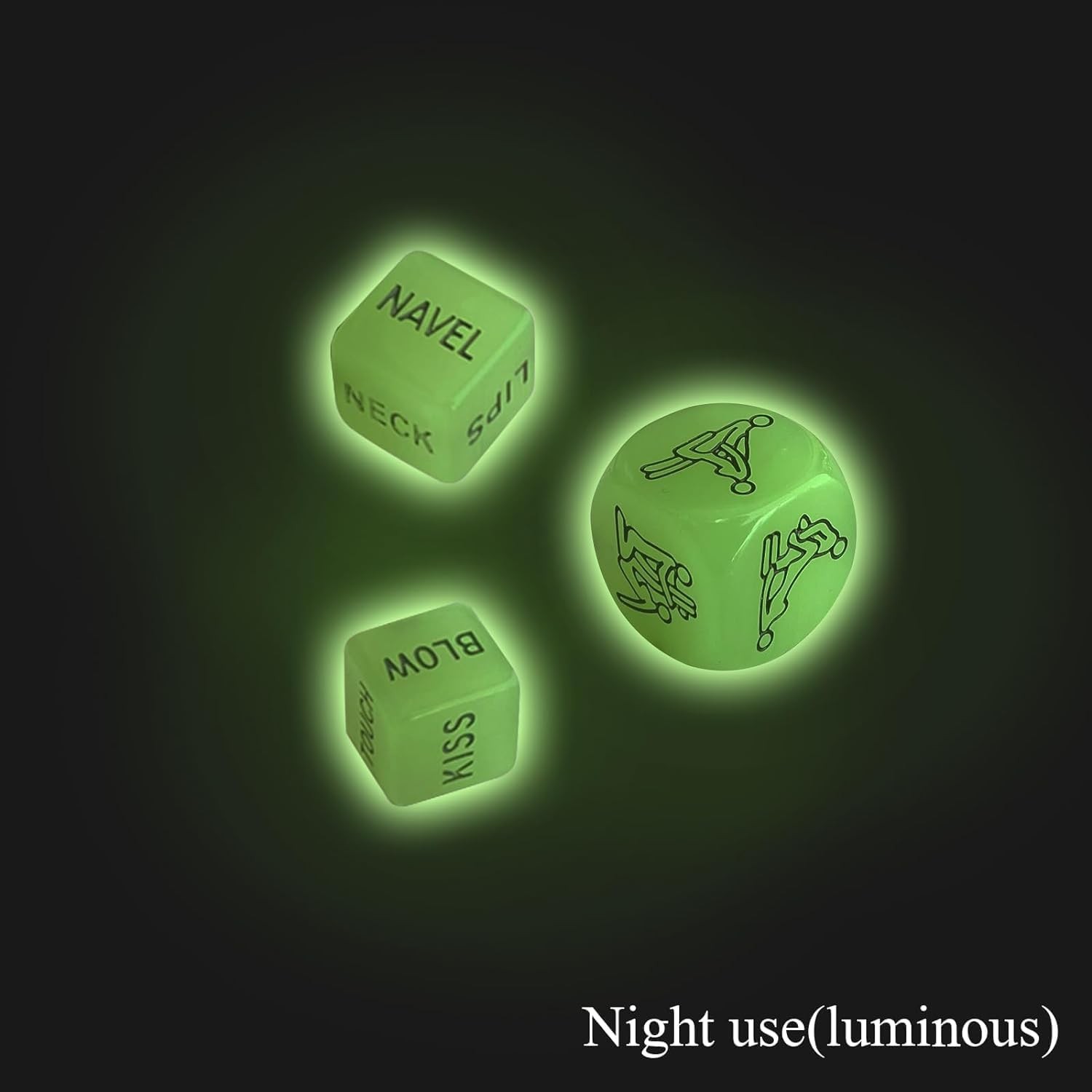 6 PCS Sex Gaming Dice for Couples Naughty Dice with Sex Positions Sex Play Dice