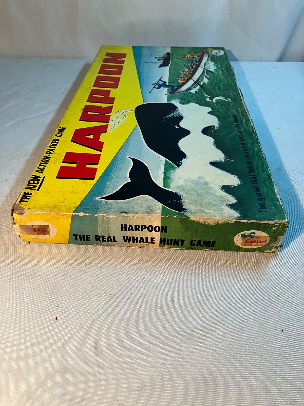 Vintage 1955 Gabriel Harpoon Board Game Complete Rare