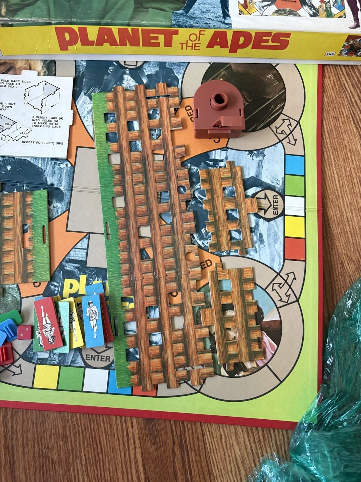 1974 Planet Of The Apes Movie Board Game Complete In Box Vintage Milton Bradley