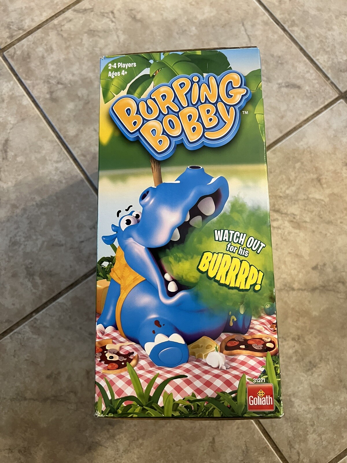 Burping Bobby Hippo Game Feed The Hippo But Watch Out for His Burp NEW