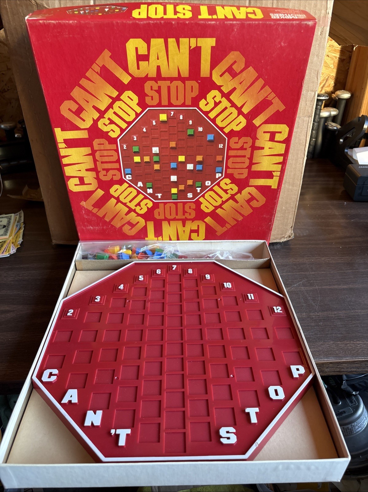 Vintage 1980 “Can’t Stop” Board Game No 122 Parker Brothers 2 to 4 Players