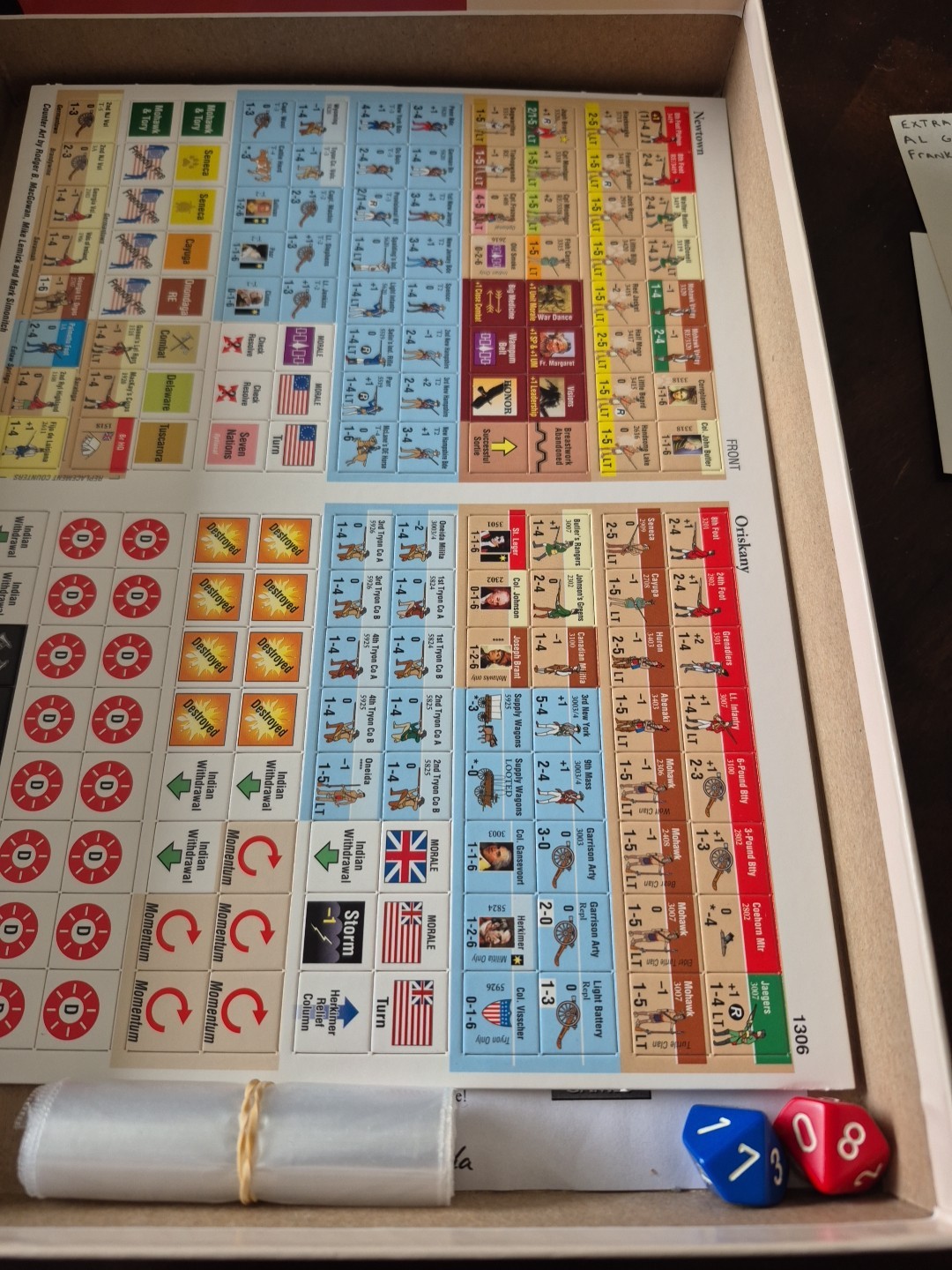 Gmt Games Newtown Opened & Unpunched