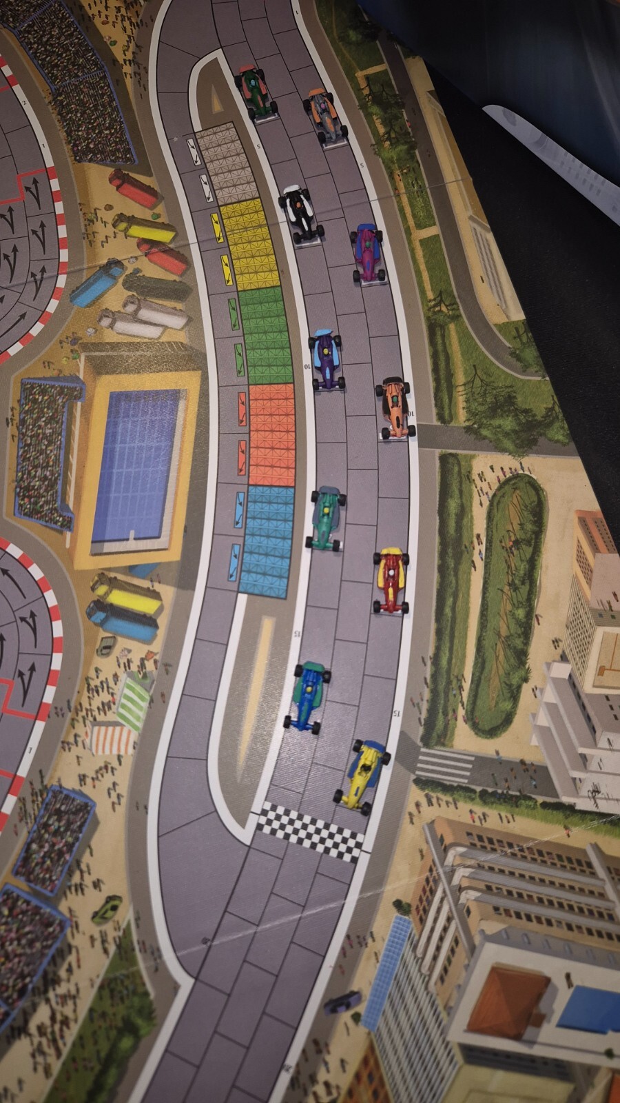 Formula D 10 painted miniature cars F1 / 10 cars F1 (20mm) painted