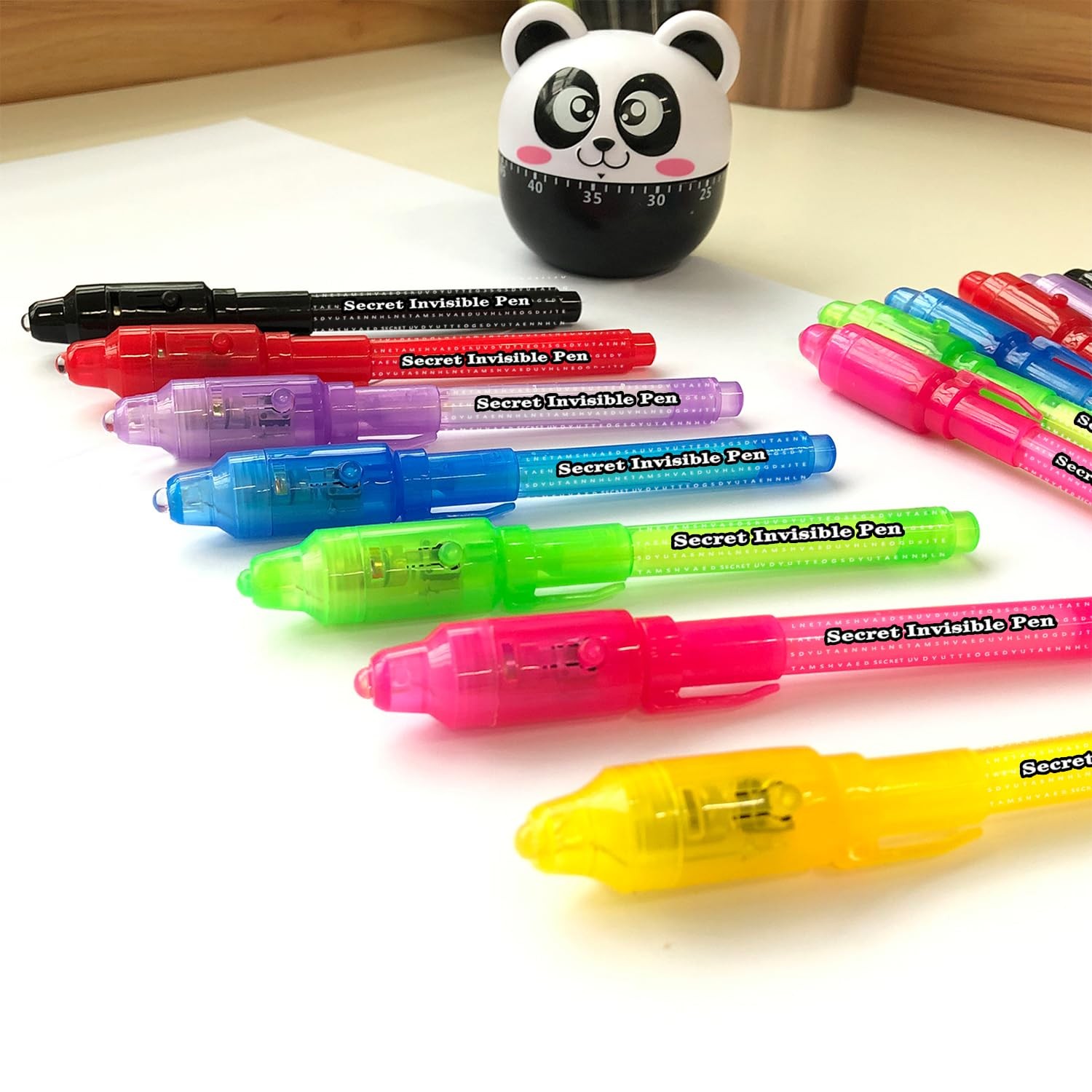 SCStyle Invisible Ink Pen 10Pcs with UV Light Magic Marker for Secret Message…