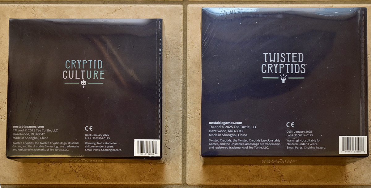 TWISTED CRYPTIDS KS Exclusive Edition + Cryptid Culture Expansion (Brand New)