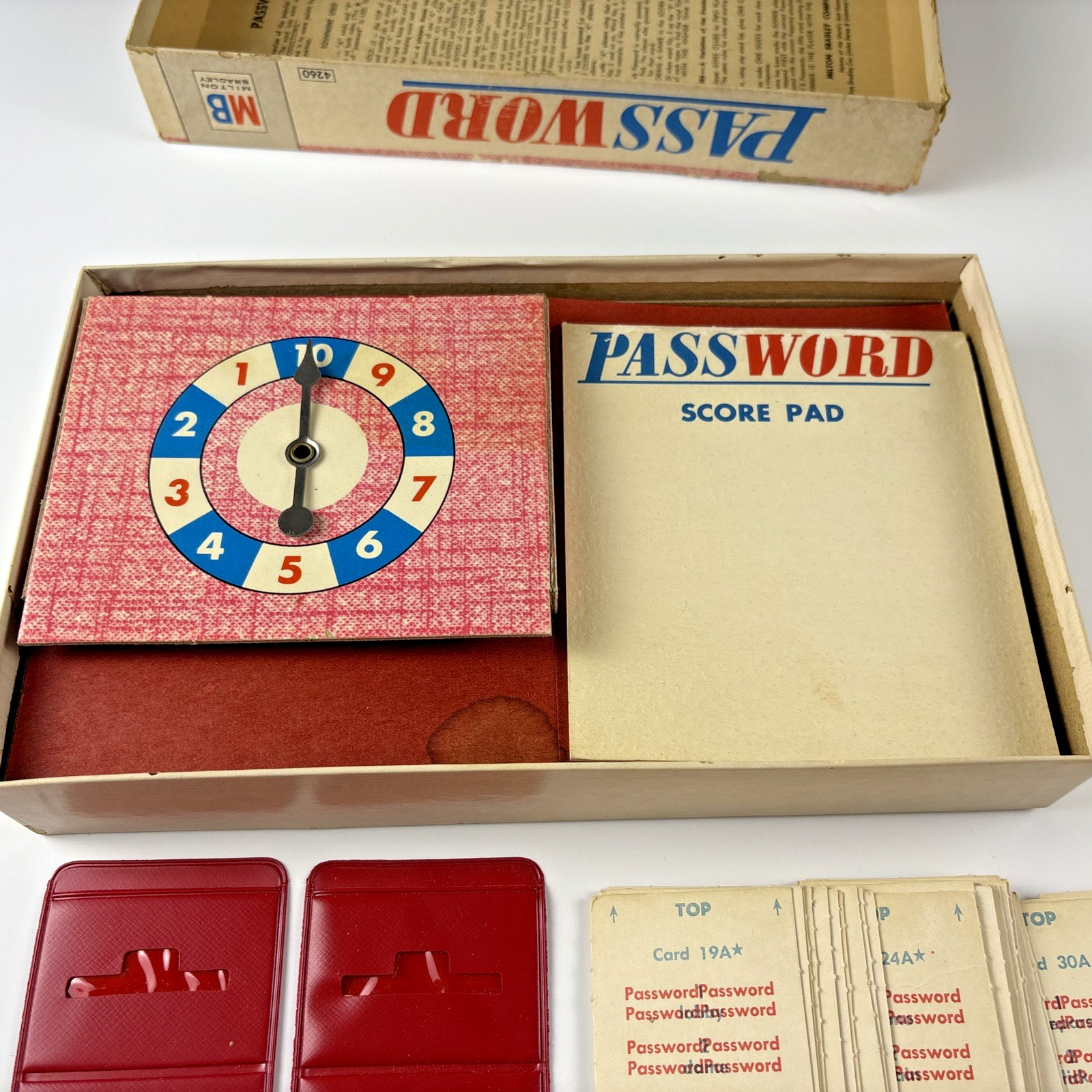 1963 Password Game 4260 Volume Three Milton Bradley Vintage Board Game Retro
