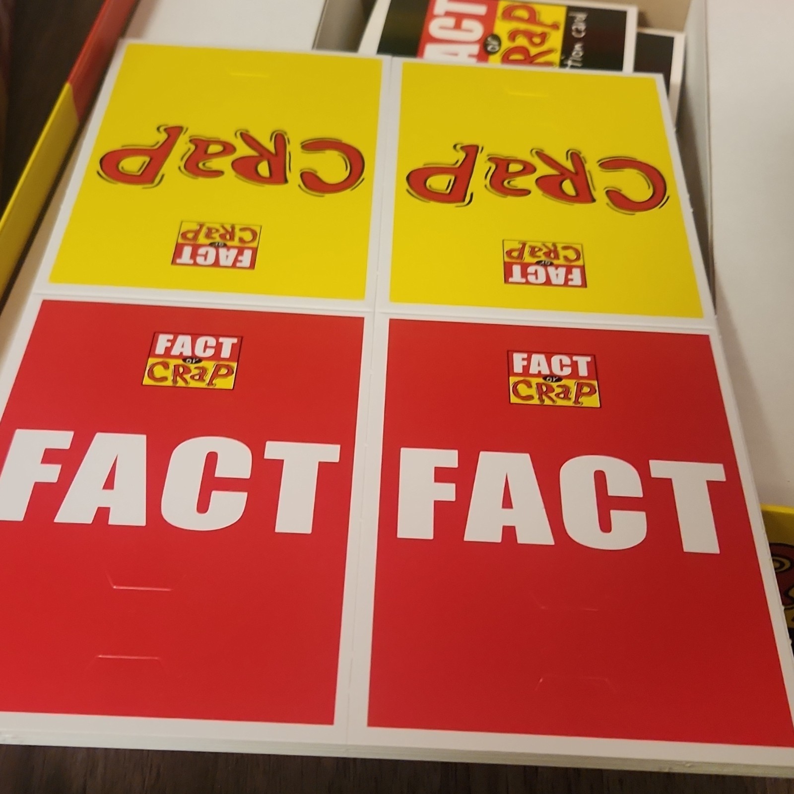 University Games Fact or Crap Party Trivia Board Game, Complete, Timer, Ages 12+