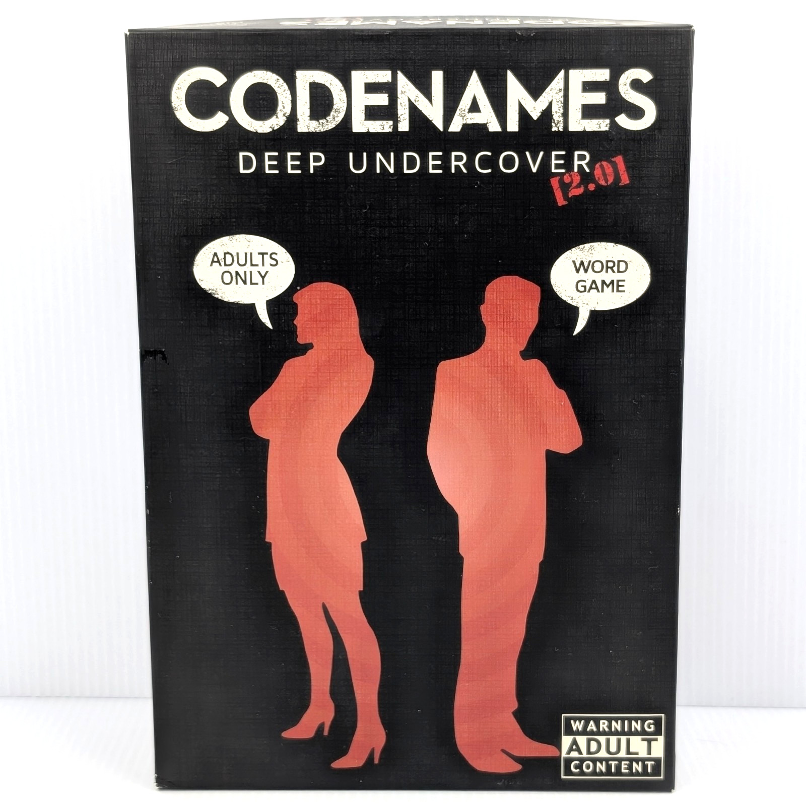 Codenames Deep Undercover 2.0 Adult Party Game 18+ Lark & Clam NEW OPEN BOX