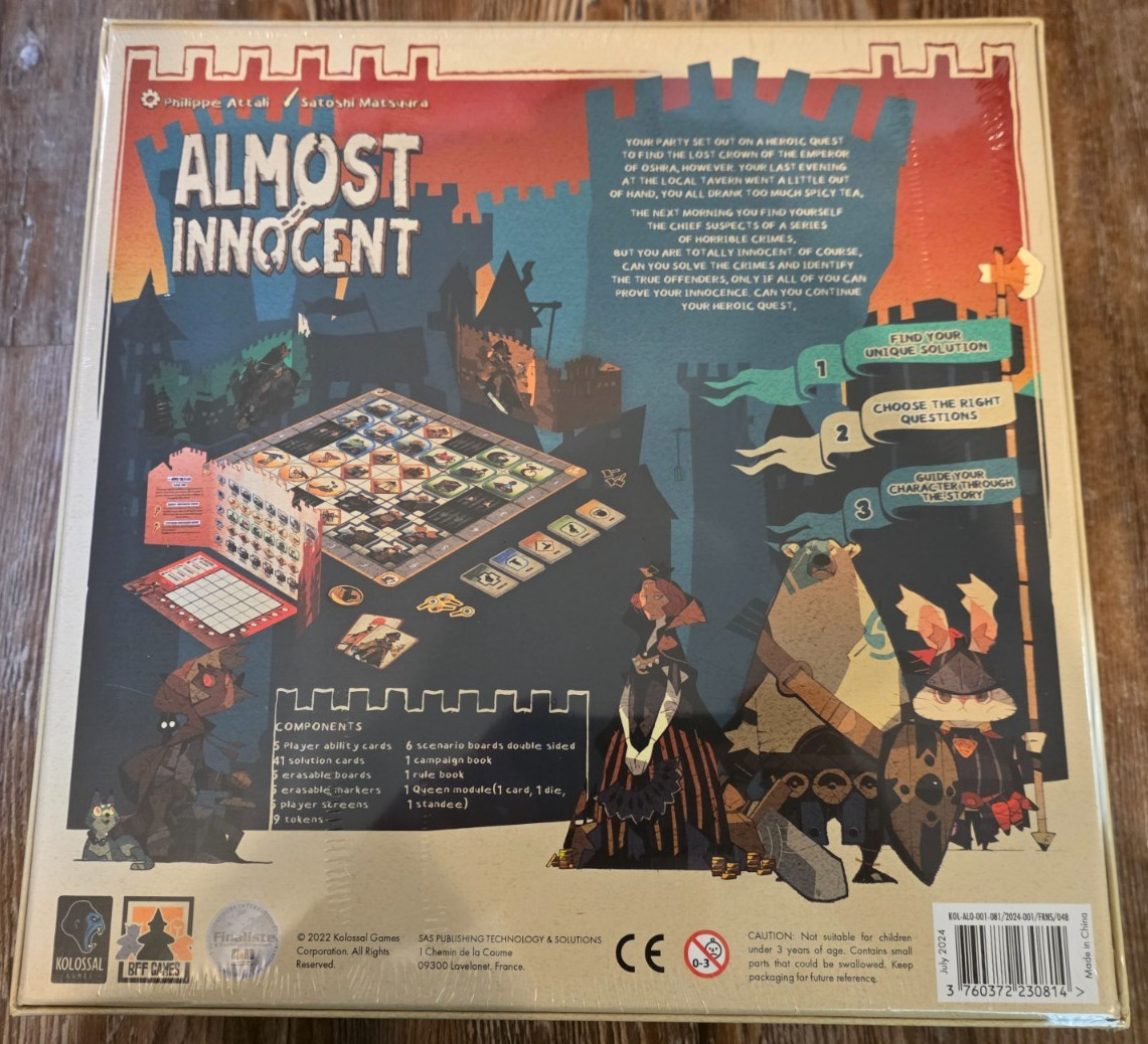 Almost Innocent – Kolossal Games – New, Sealed – Ships Fast