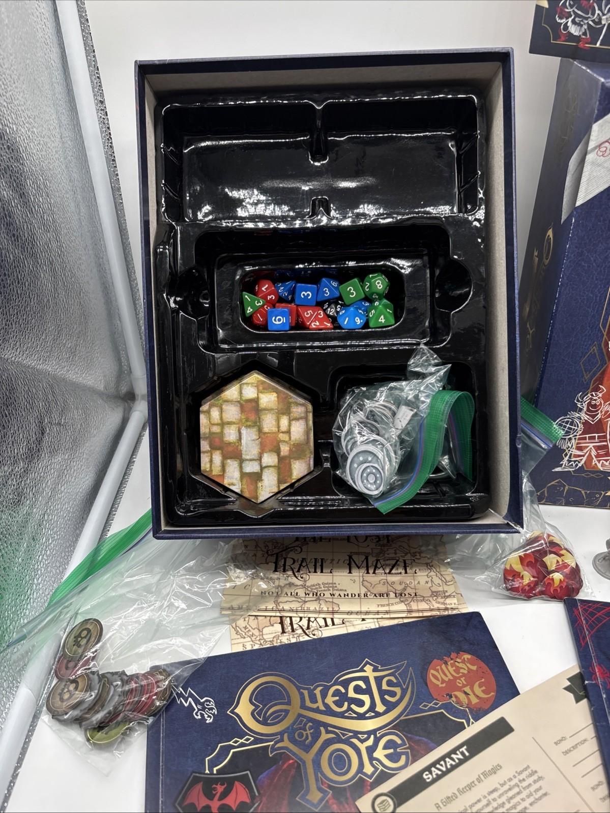 Quests of Yore Barley’s Edition Role Playing Board Game Disney Onward – COMPLETE