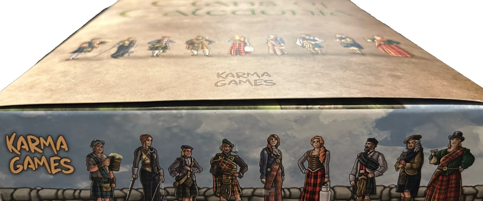 Clans of Caledonia – Karma Games – Premium Kickstarter Edition w/ Sleeve & Coins