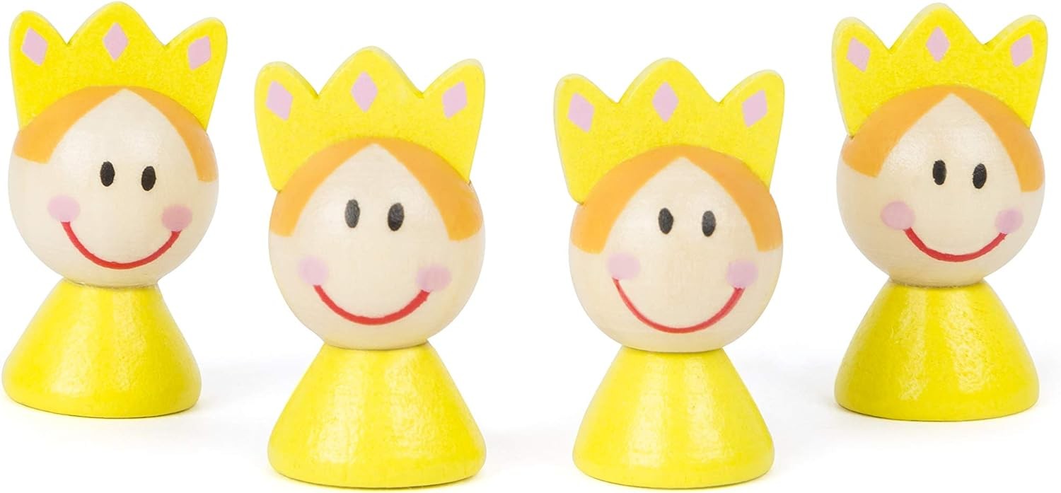 Small Foot 11105 Ludo Princesses, made of FSC 100% certified wood, with practica
